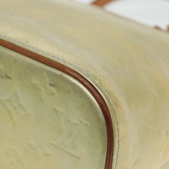 LOUIS VUITTON Monogram Vernis Houston Hand Bag Gris M91053 LV Auth tb1146 - Picture 5 of 16